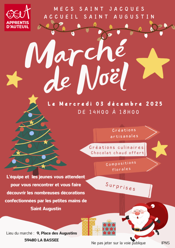 Marché de Noël des Apprentis d'Auteuil